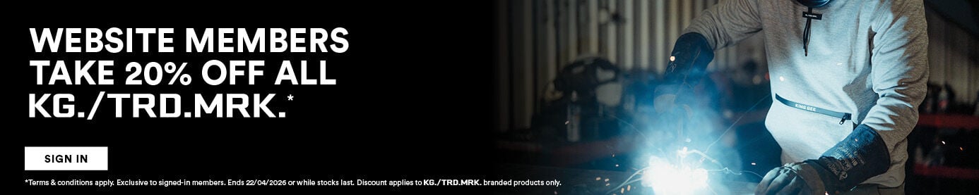 Website Members save 20% on Trademark Range